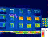 termovize - jasn� d�kaz �niku energi� nevhodn�m zasklen�m